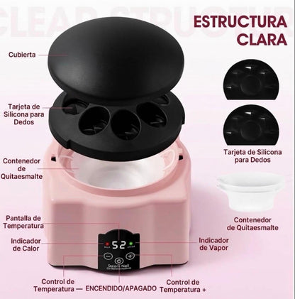 Steam Pro-Removedor de esmalte de vapor en solo 15 minutos