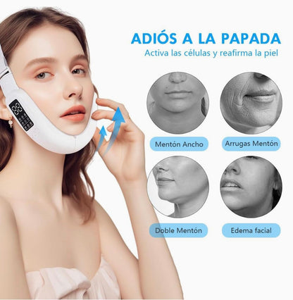 Masajeador facial, elimina papada,disminuye arrugas y relaja la cara